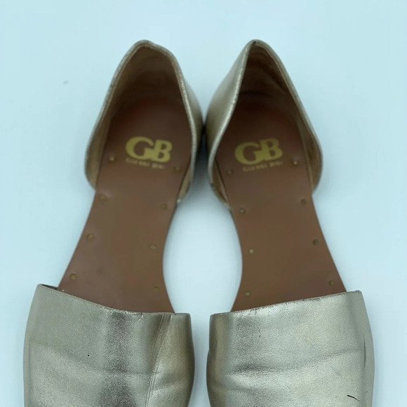 Gianni Bini Women's Gold Slide Sandals Size 9M - Pool Party Collection - Picture 3 of 7